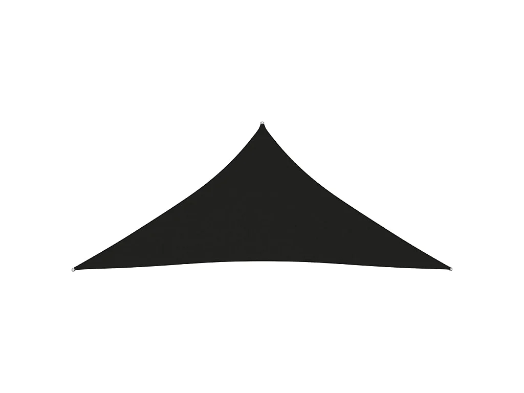 Voile de parasol Tissu Oxford triangulaire 3,6x3,6x3,6 m Noir