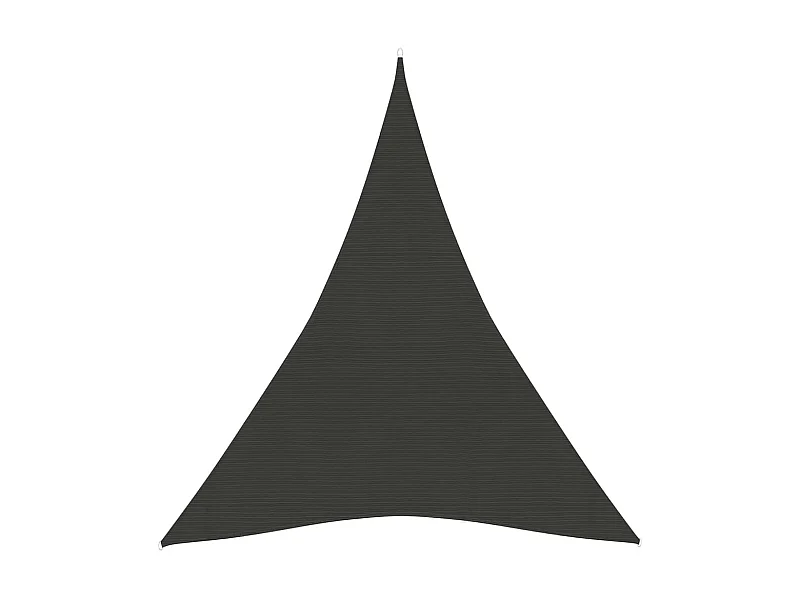 Voile d'ombrage 160 g-m² Anthracite 4x5x5 m PEHD