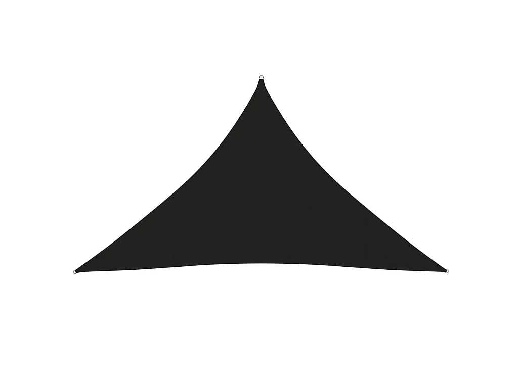 Voile de parasol Tissu Oxford triangulaire 4x4x5,8 m Noir