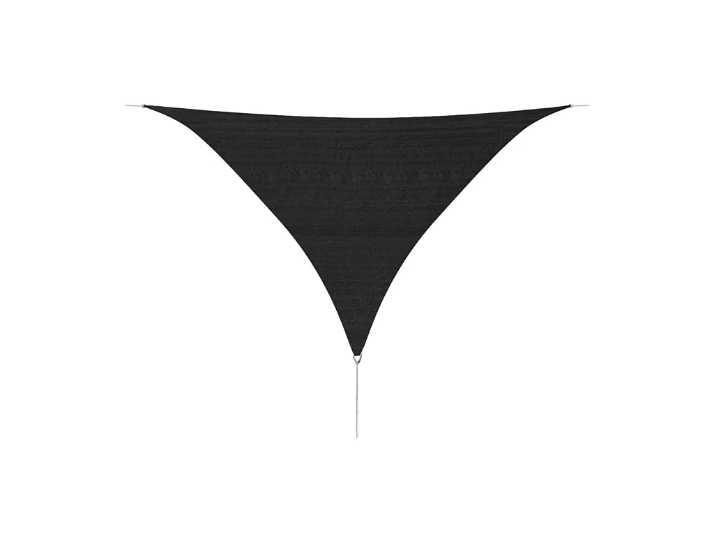 Parasol en PEHD triangulaire 3,6 x 3,6 x 3,6 m Anthracite