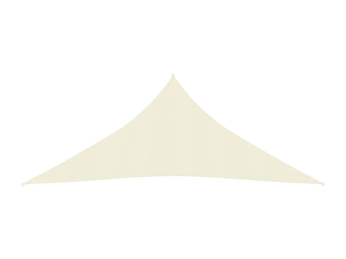 Voile d'ombrage 160 g-m² Crème 4x5x5 m PEHD
