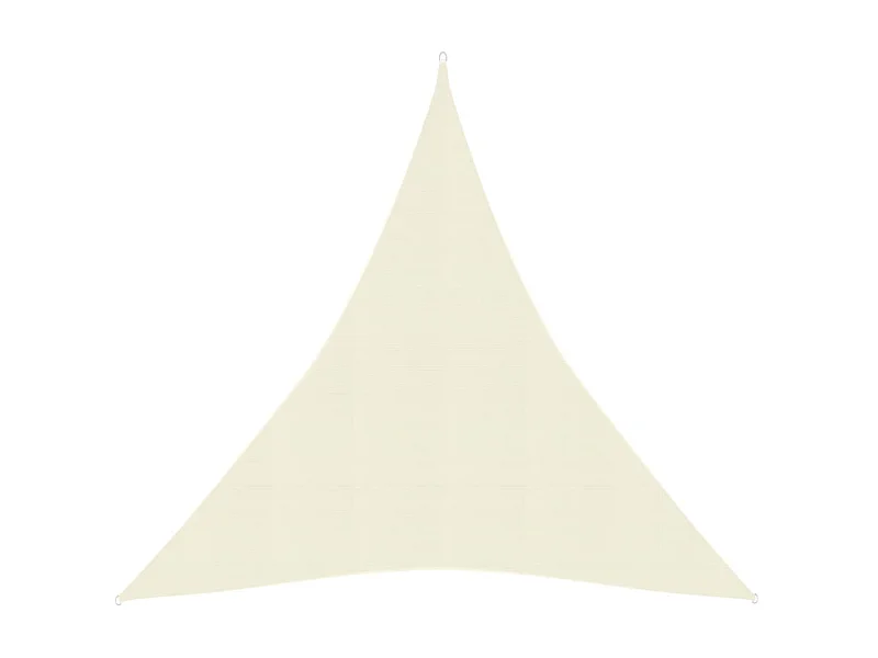 Voile d'ombrage 160 g-m² Crème 4x5x5 m PEHD