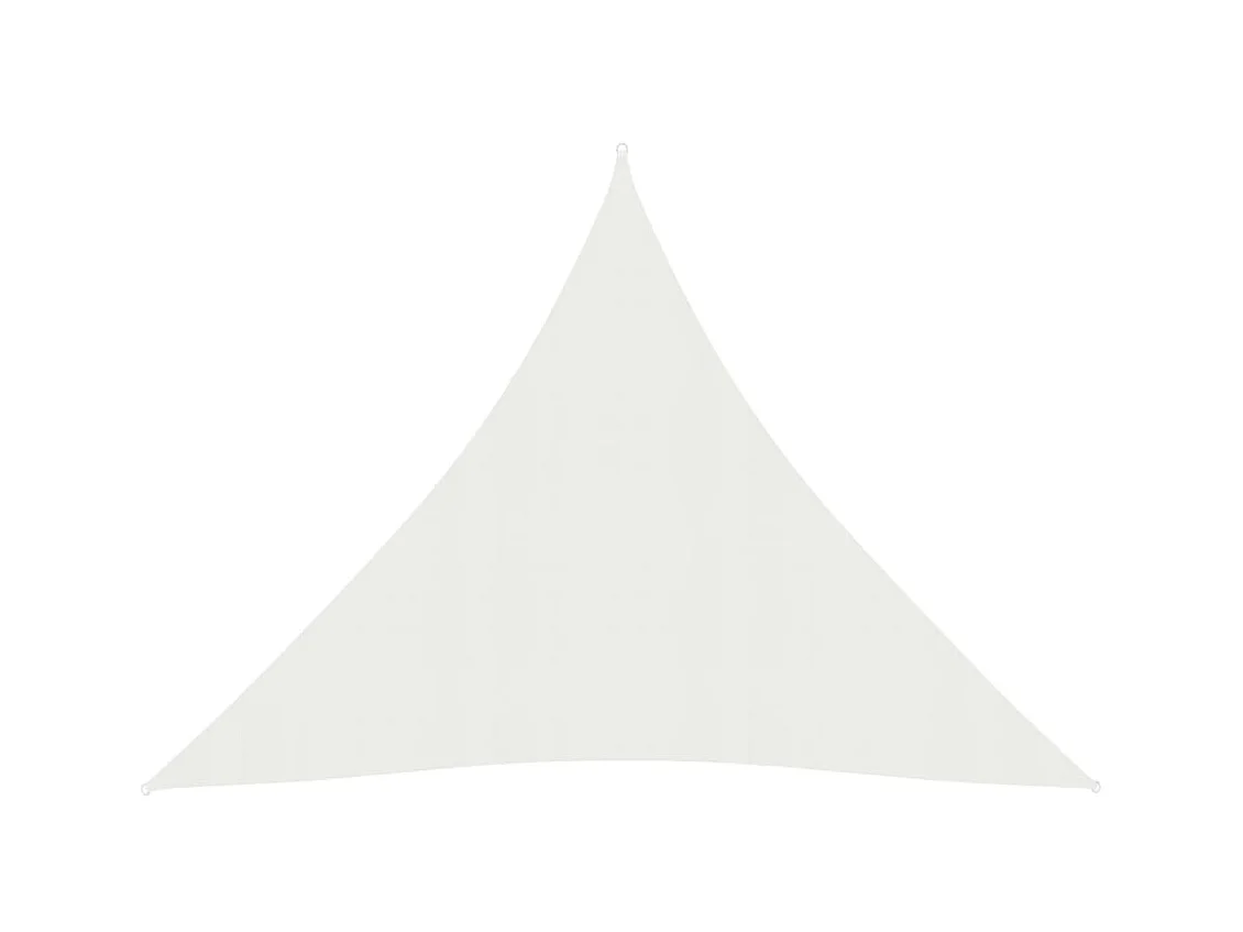 Voile d'ombrage 160 g-m² Blanc 4,5x4,5x4,5 m PEHD