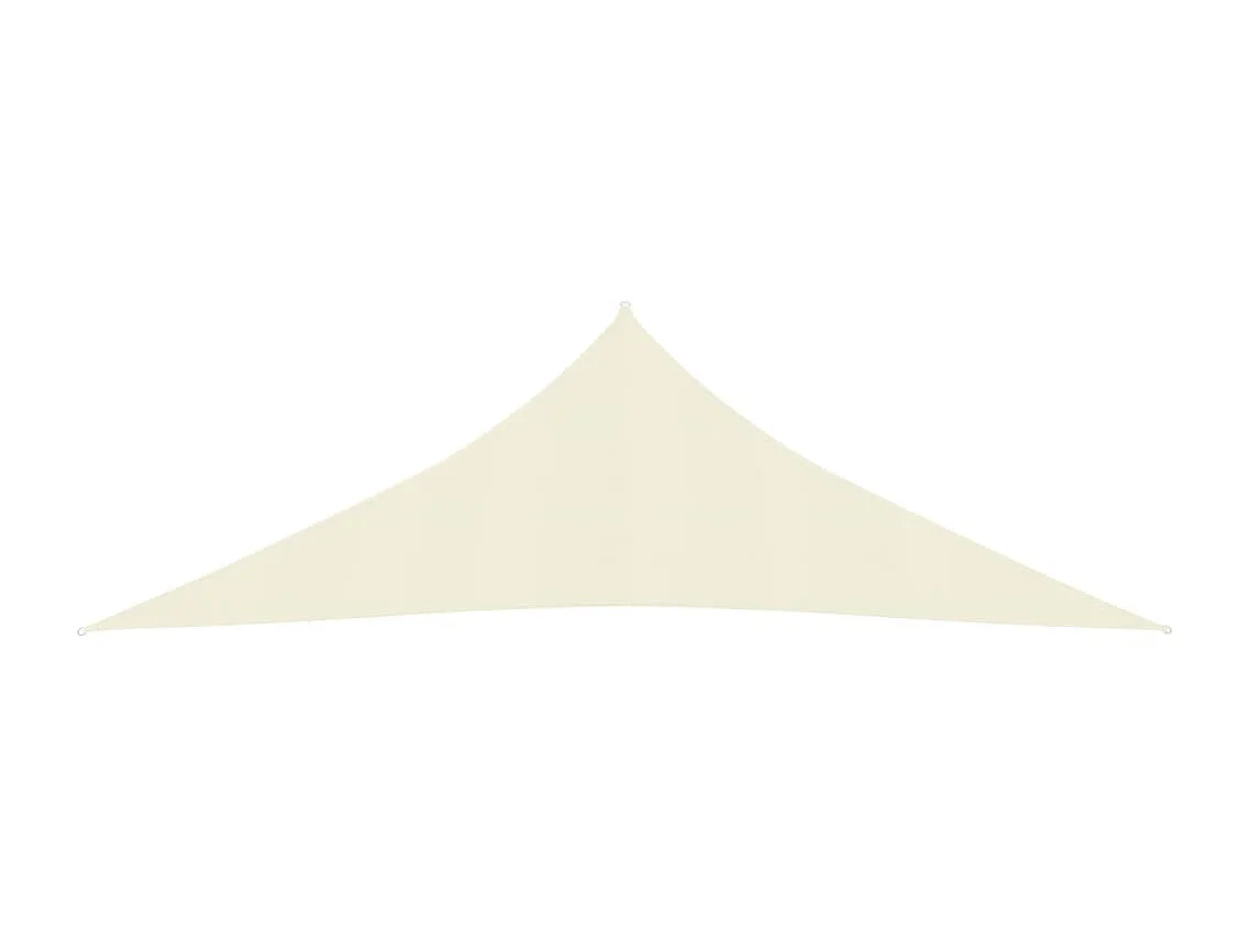 Voile d'ombrage 160 g-m² Crème 3x3x4,2 m PEHD