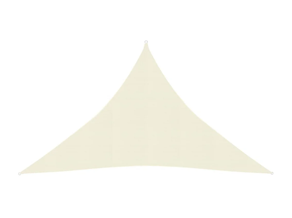 Voile d'ombrage 160 g-m² Crème 3x3x4,2 m PEHD