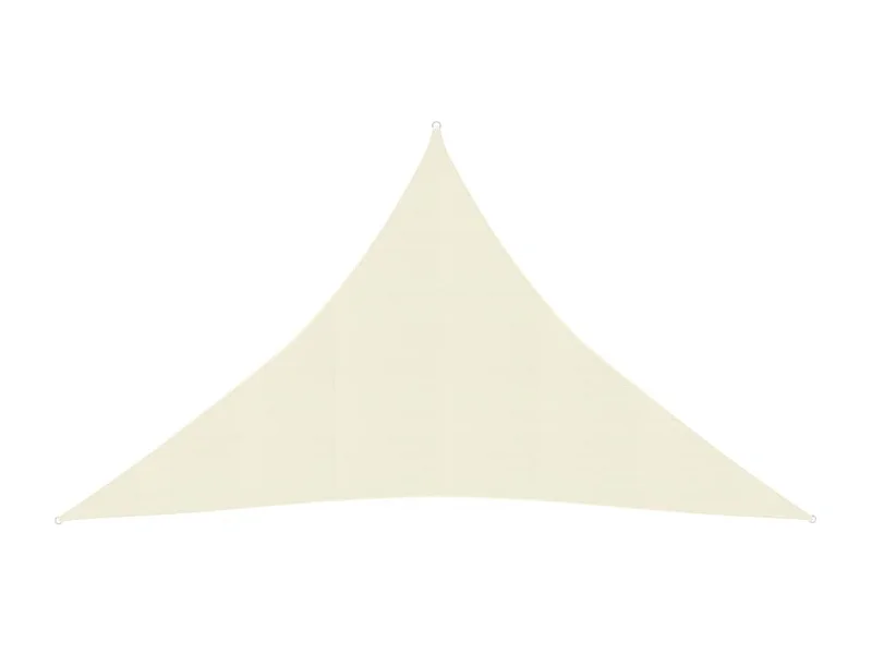 Voile d'ombrage 160 g-m² Crème 3x3x4,2 m PEHD