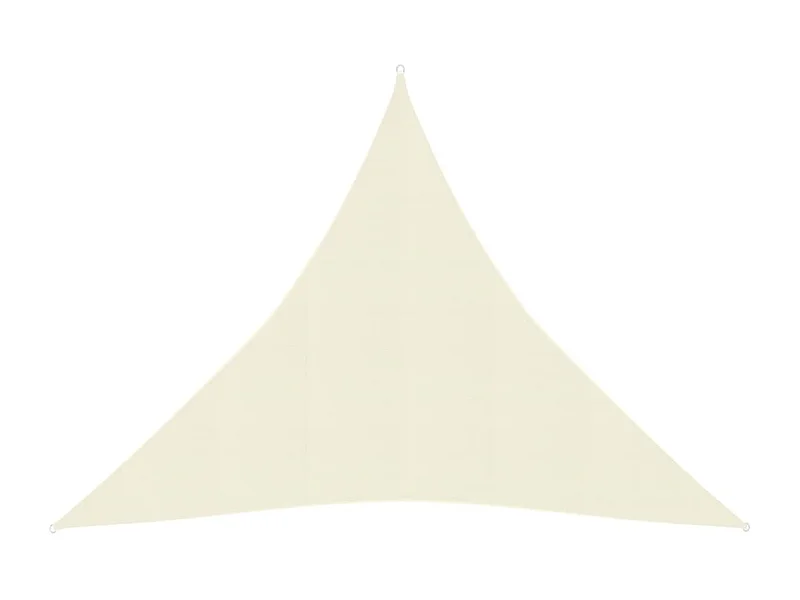 Voile d'ombrage 160 g-m² Crème 3x3x3 m PEHD