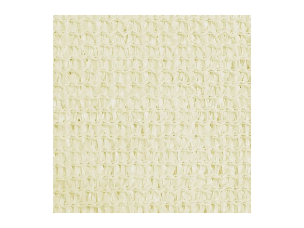 Voile d'ombrage 160 g-m² Crème 3x3x3 m PEHD