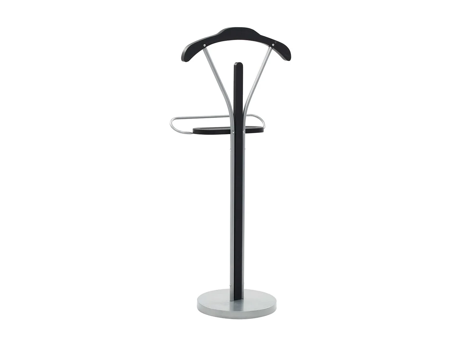 Valet de chambre 45 x 35x107 Noir et gris