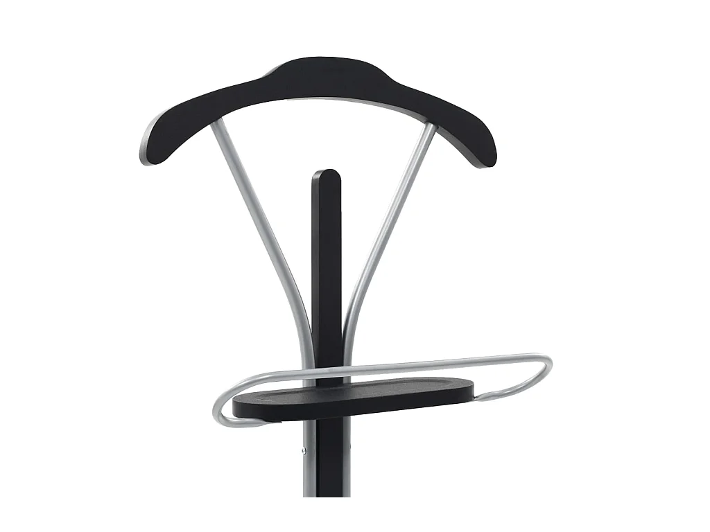 Valet de chambre 45 x 35x107 Noir et gris