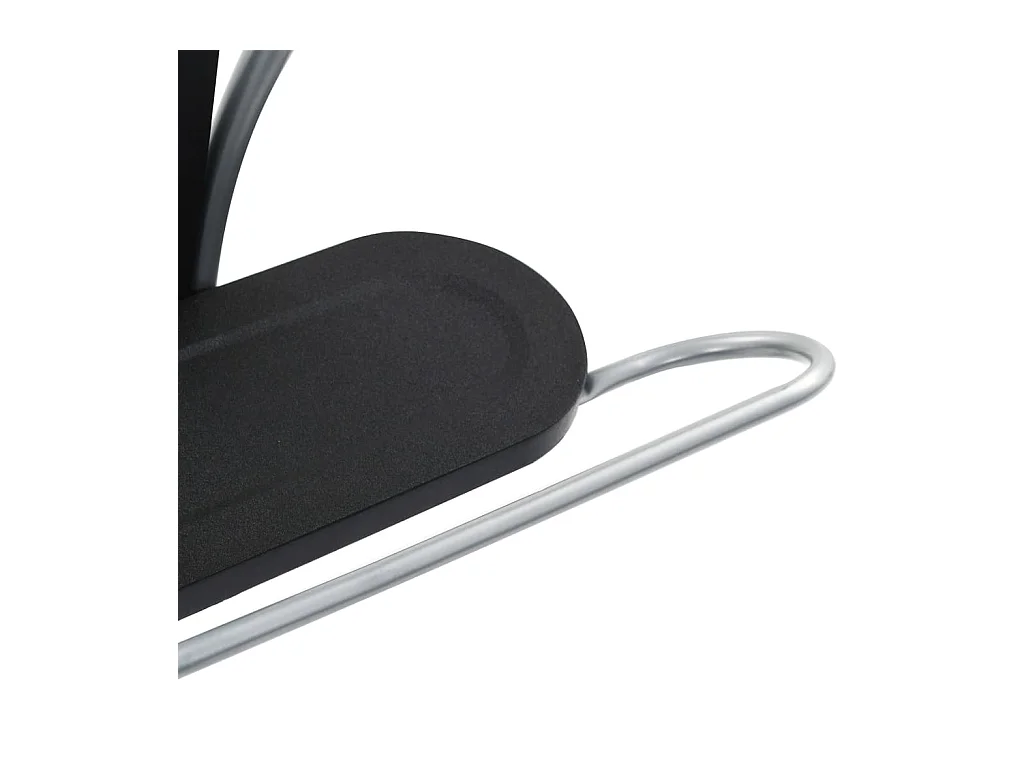 Valet de chambre 45 x 35x107 Noir et gris