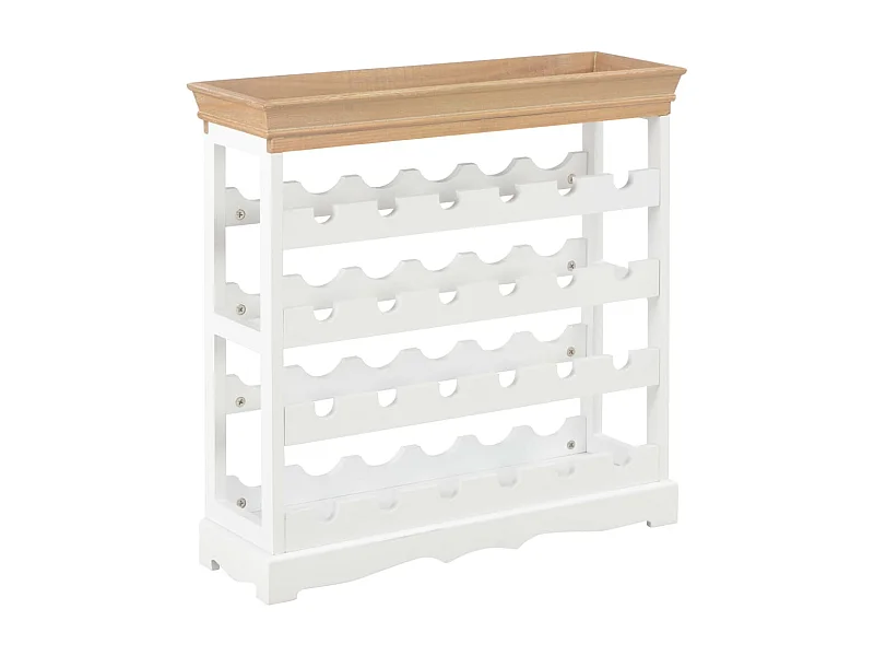 Armoire à vin Blanc 70 x 22,5x70,5 MDF