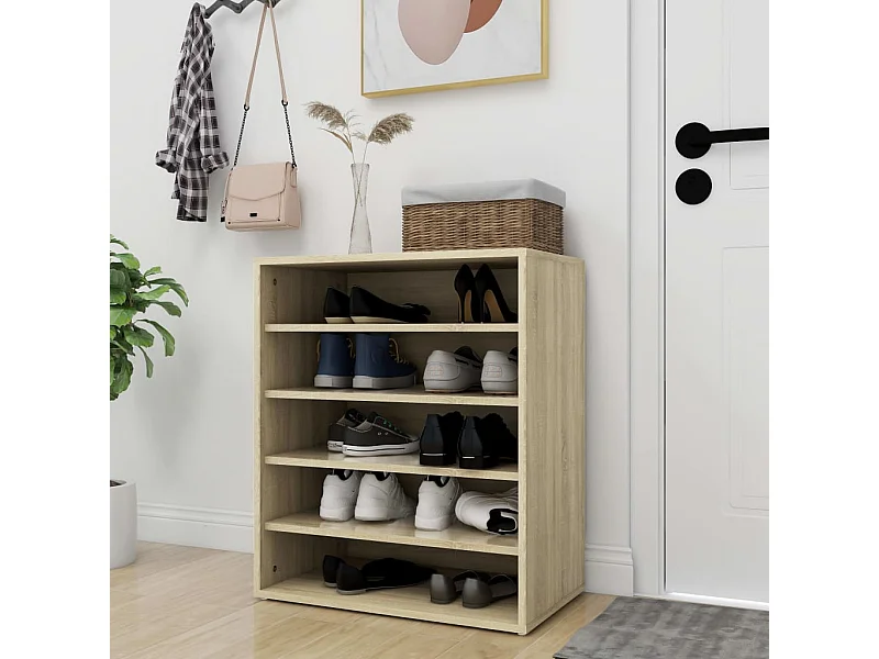 Armoire à chaussures Chêne sonoma 60x35x70