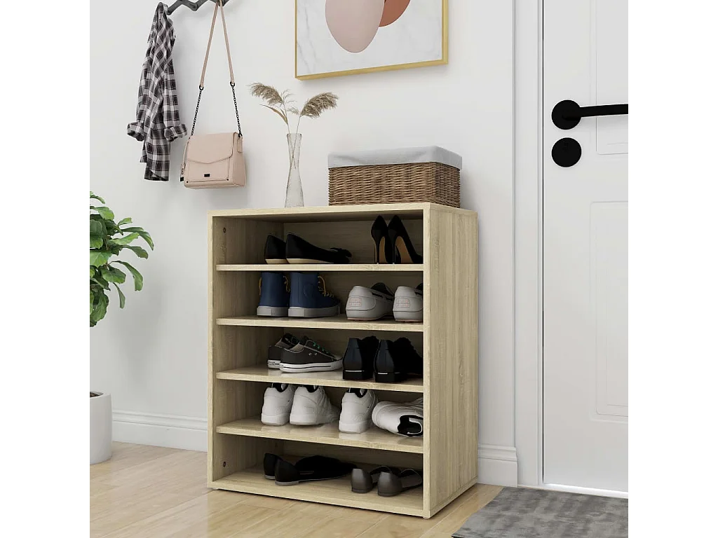 Armoire à chaussures Chêne sonoma 60x35x70