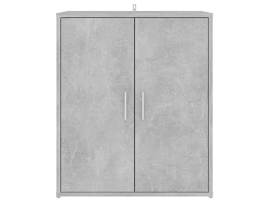 Armoire à chaussures Gris béton 60x35x70 2