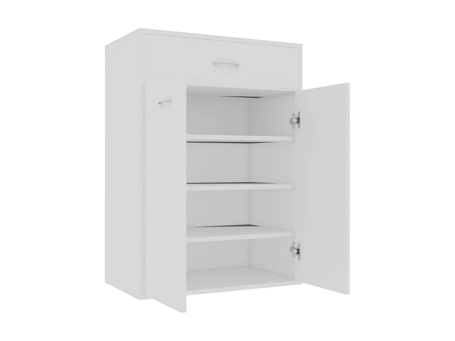 Armoire à chaussures Blanc 60x35x84