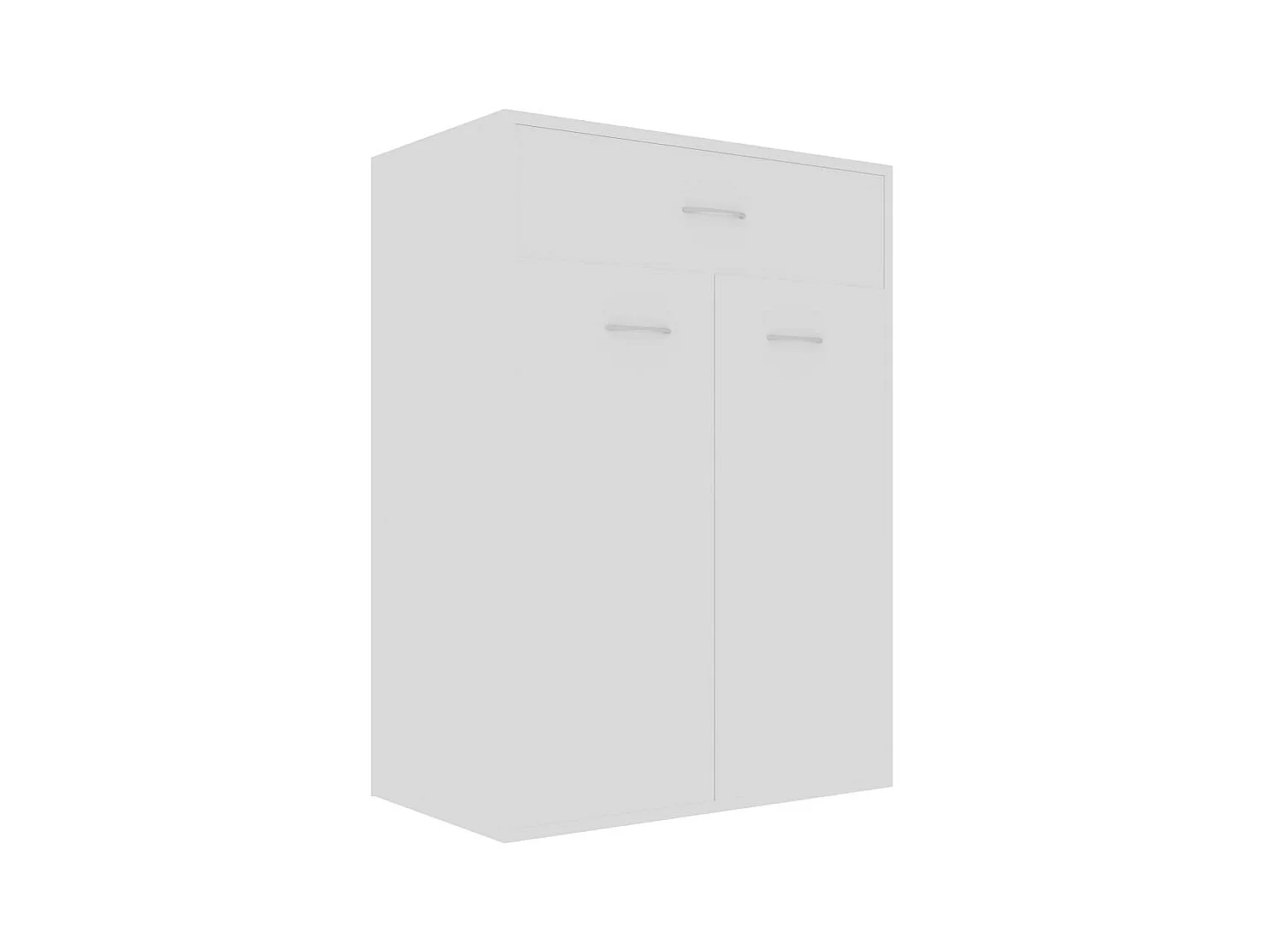 Armoire à chaussures Blanc 60x35x84