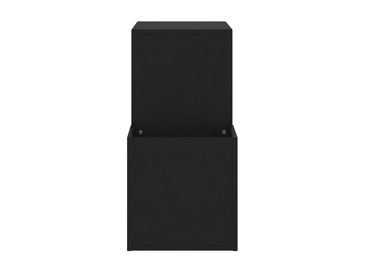 Armoire à chaussures d'entrée Noir 105x35,5x70