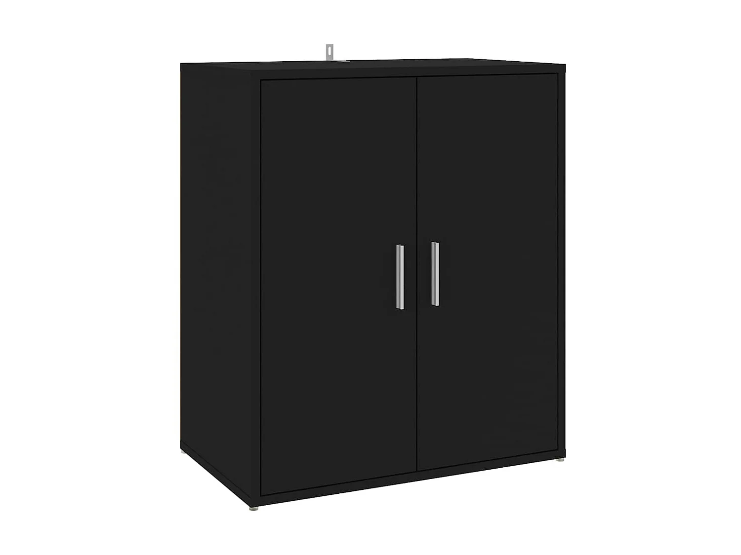 Armoire à chaussures Noir 60x35x70 2