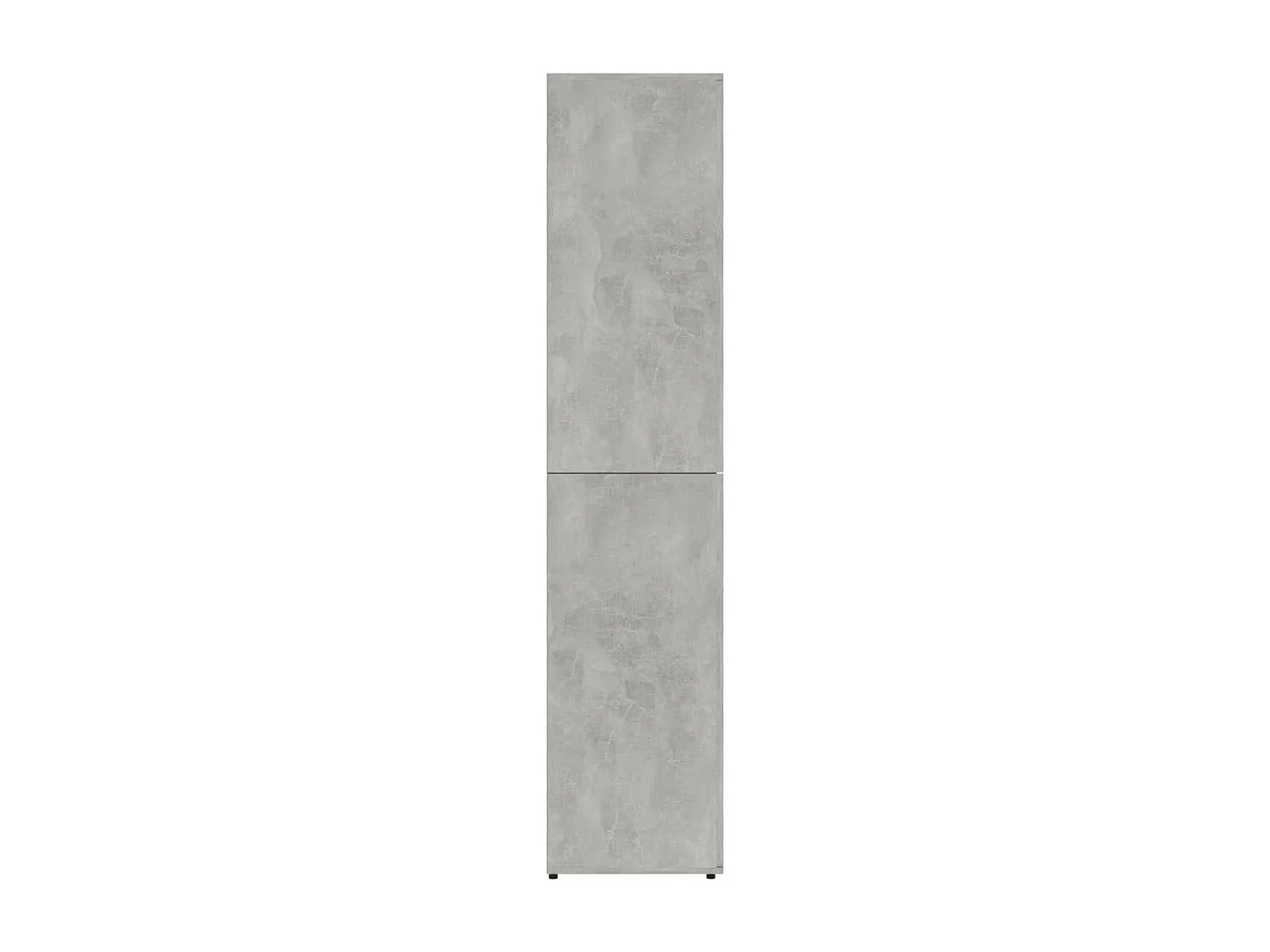 Armoire à chaussures Gris béton 80x39x178