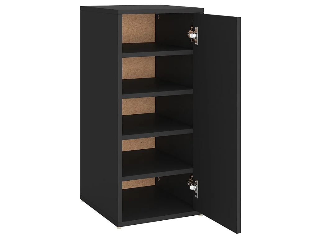 Armoire à chaussures Noir 32x35x70