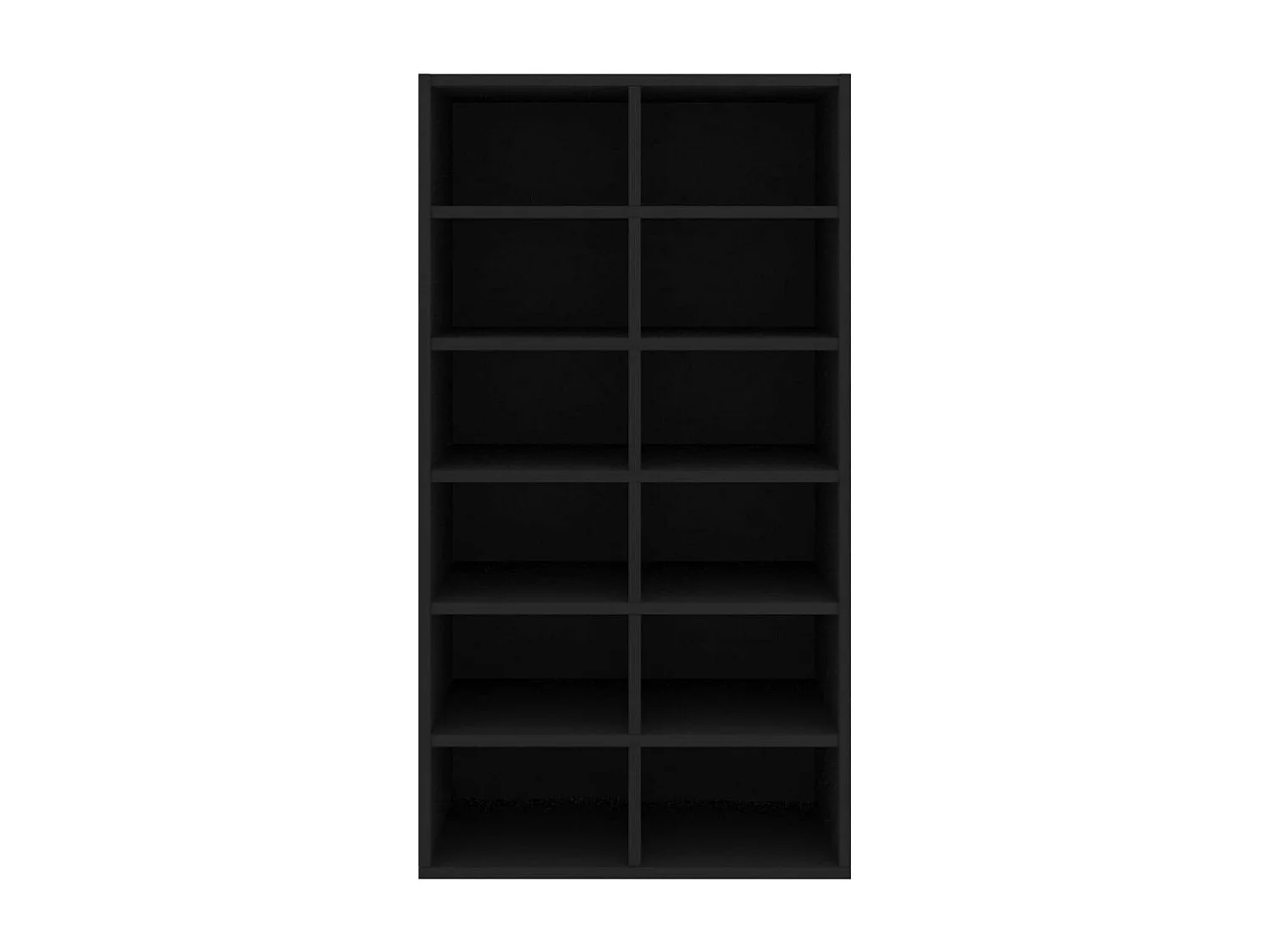 Étagère à chaussures Noir 54 x 34x100