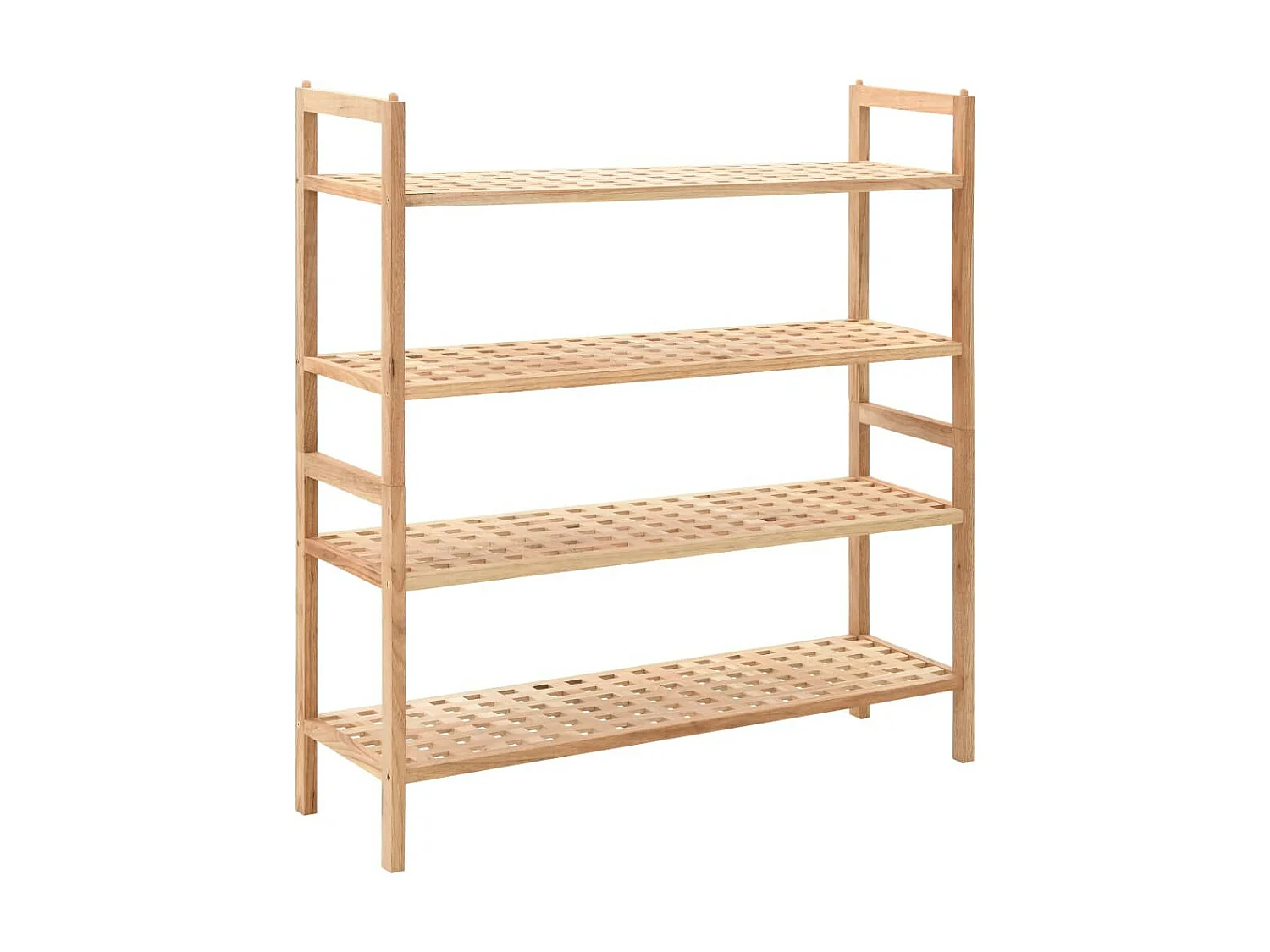 Étagère à chaussures Bois de noyer massif 69 x 26x81