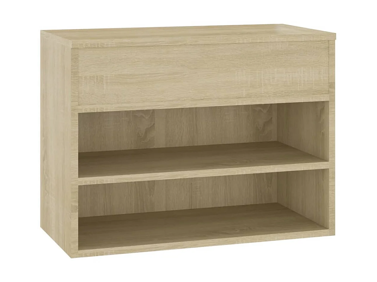 Banc à chaussures Chêne sonoma 60x30x45