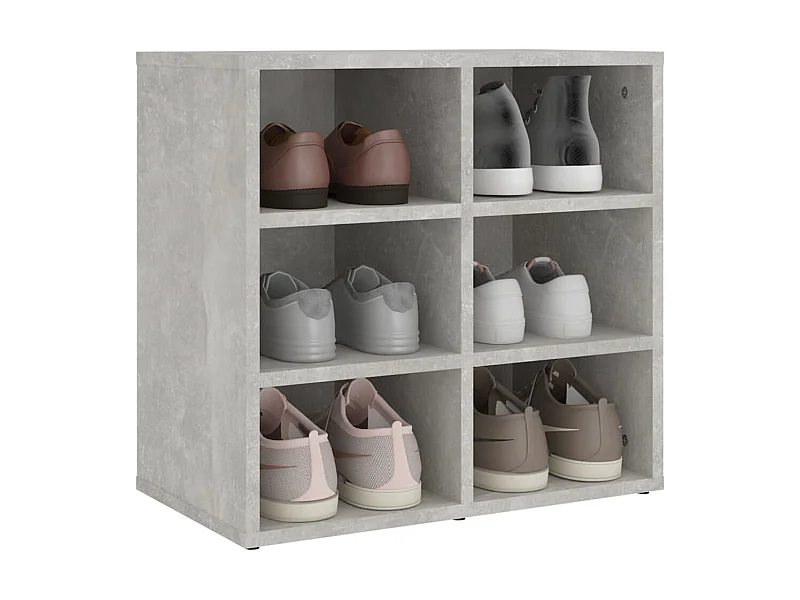 Armoire à chaussures Gris béton 52,5x30x50