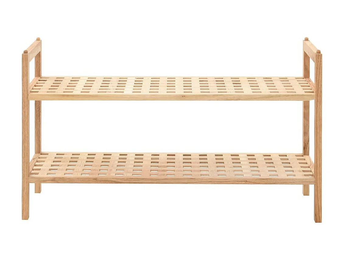 Étagère à chaussures Bois de noyer massif 69 x 26x40