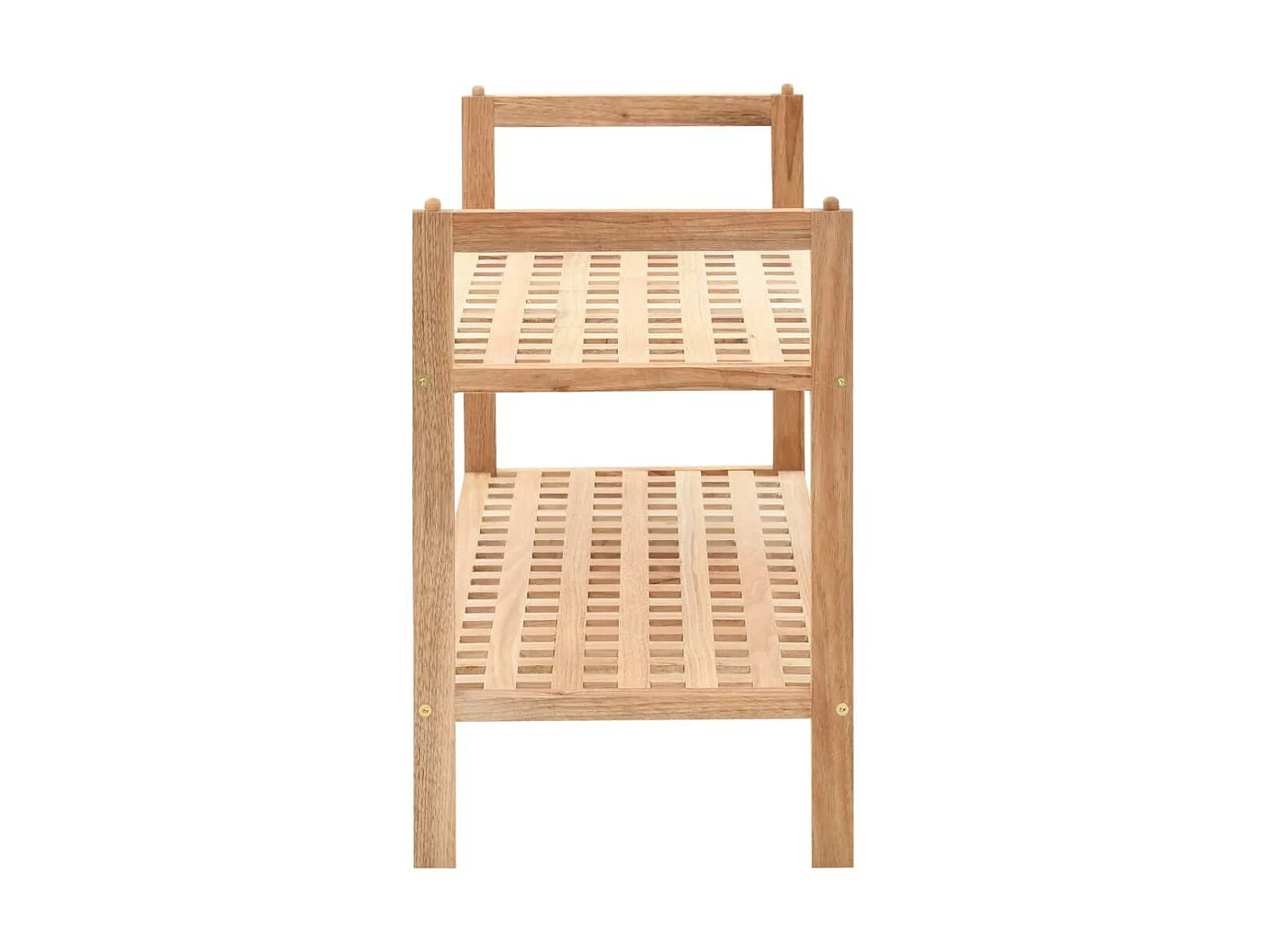 Étagère à chaussures Bois de noyer massif 69 x 26x40