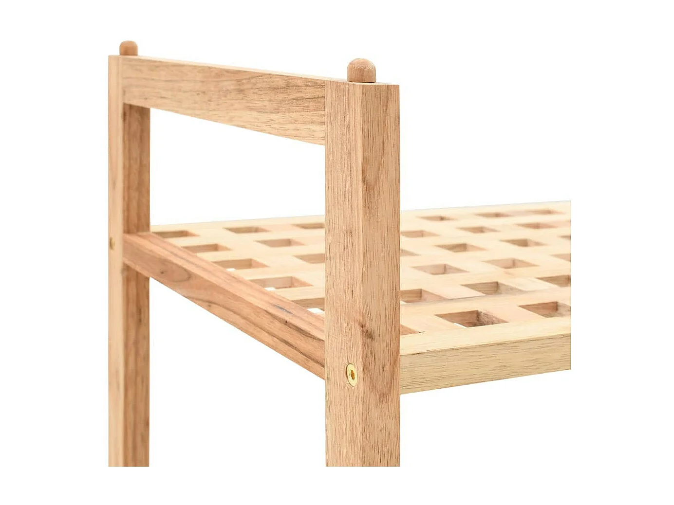 Étagère à chaussures Bois de noyer massif 69 x 26x40