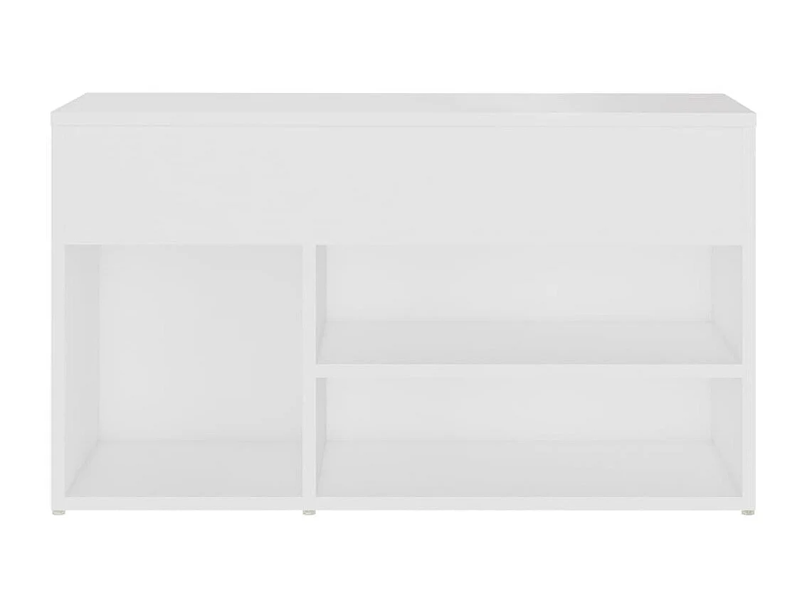 Banc à chaussures Blanc 80x30x45