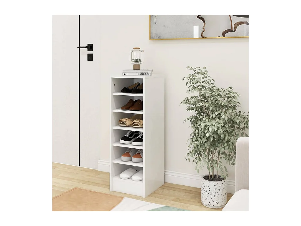 Armoire à chaussures Blanc 31,5x35x90