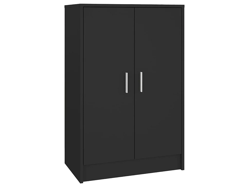 Armoire à chaussures Noir 60x35x92