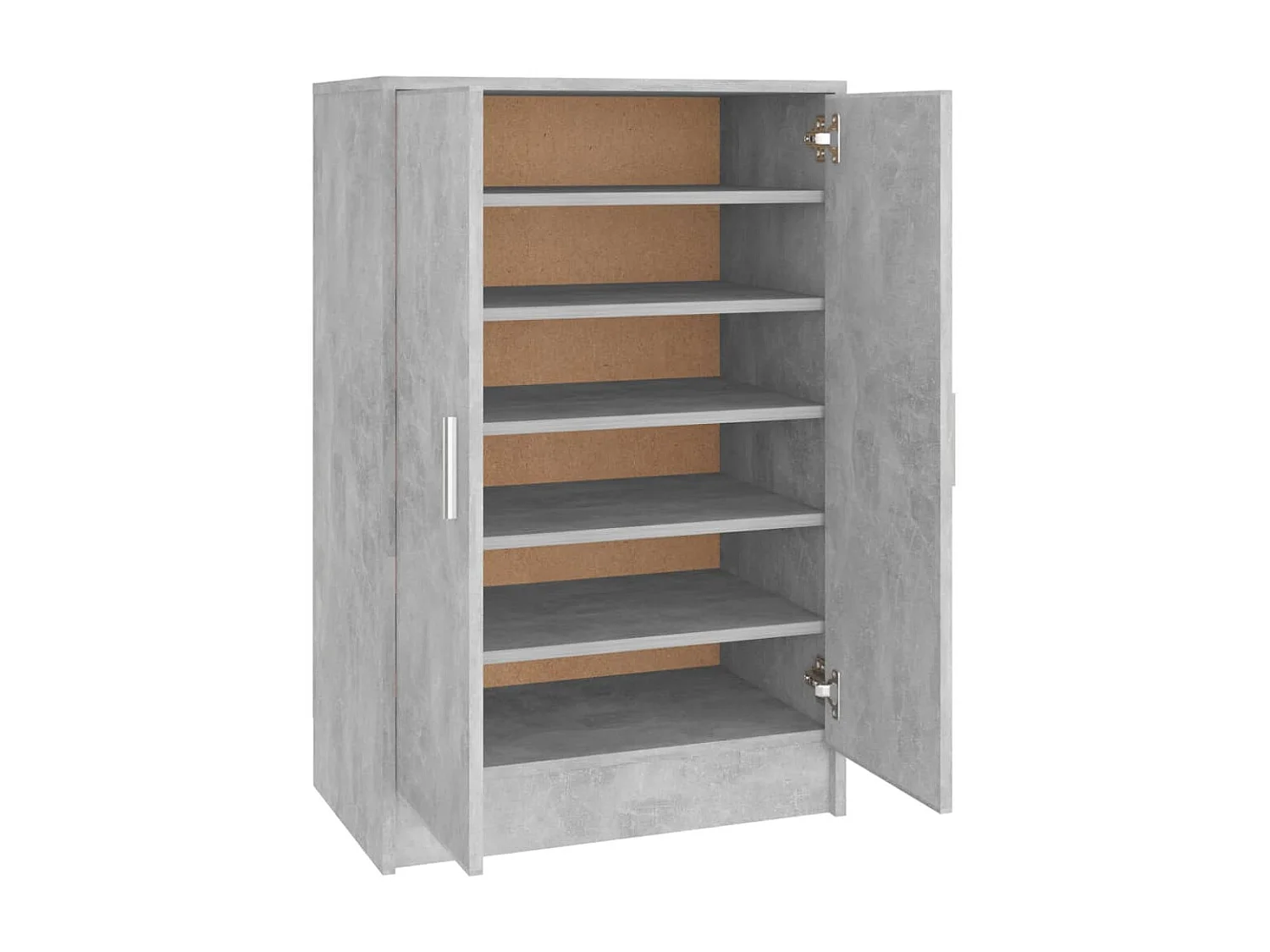 Armoire à chaussures Gris béton 60x35x92