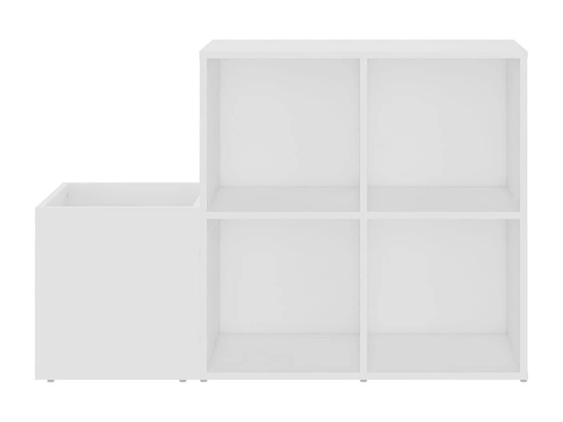 Armoire à chaussures d'entrée Blanc 105x35,5x70