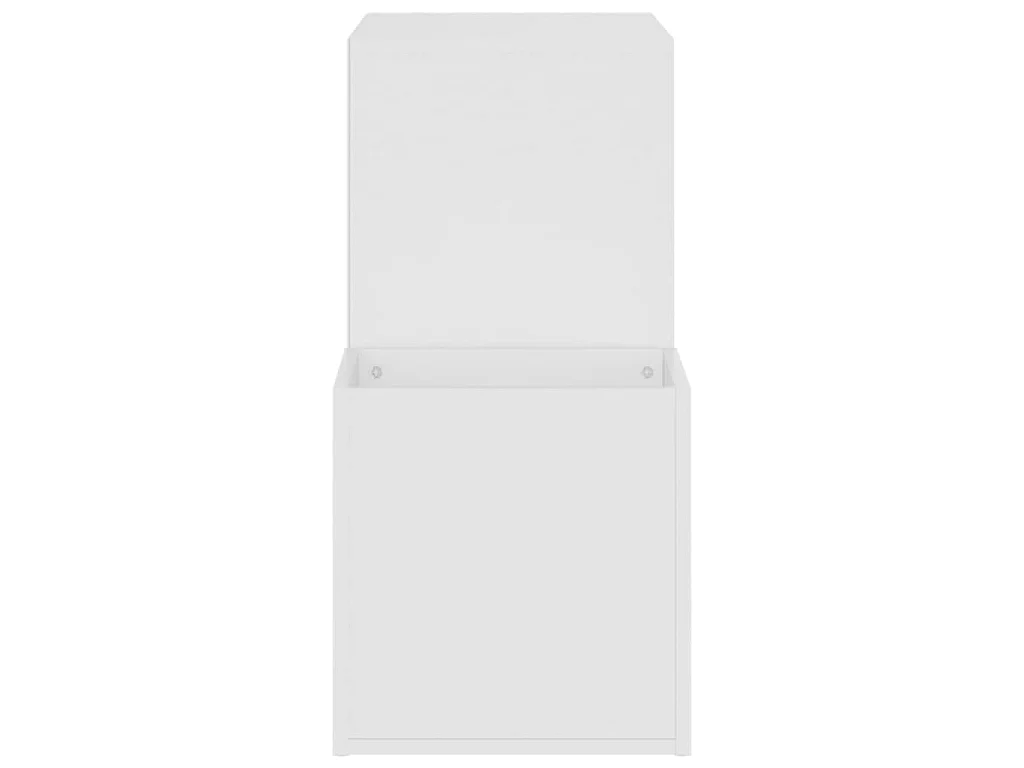 Armoire à chaussures d'entrée Blanc 105x35,5x70