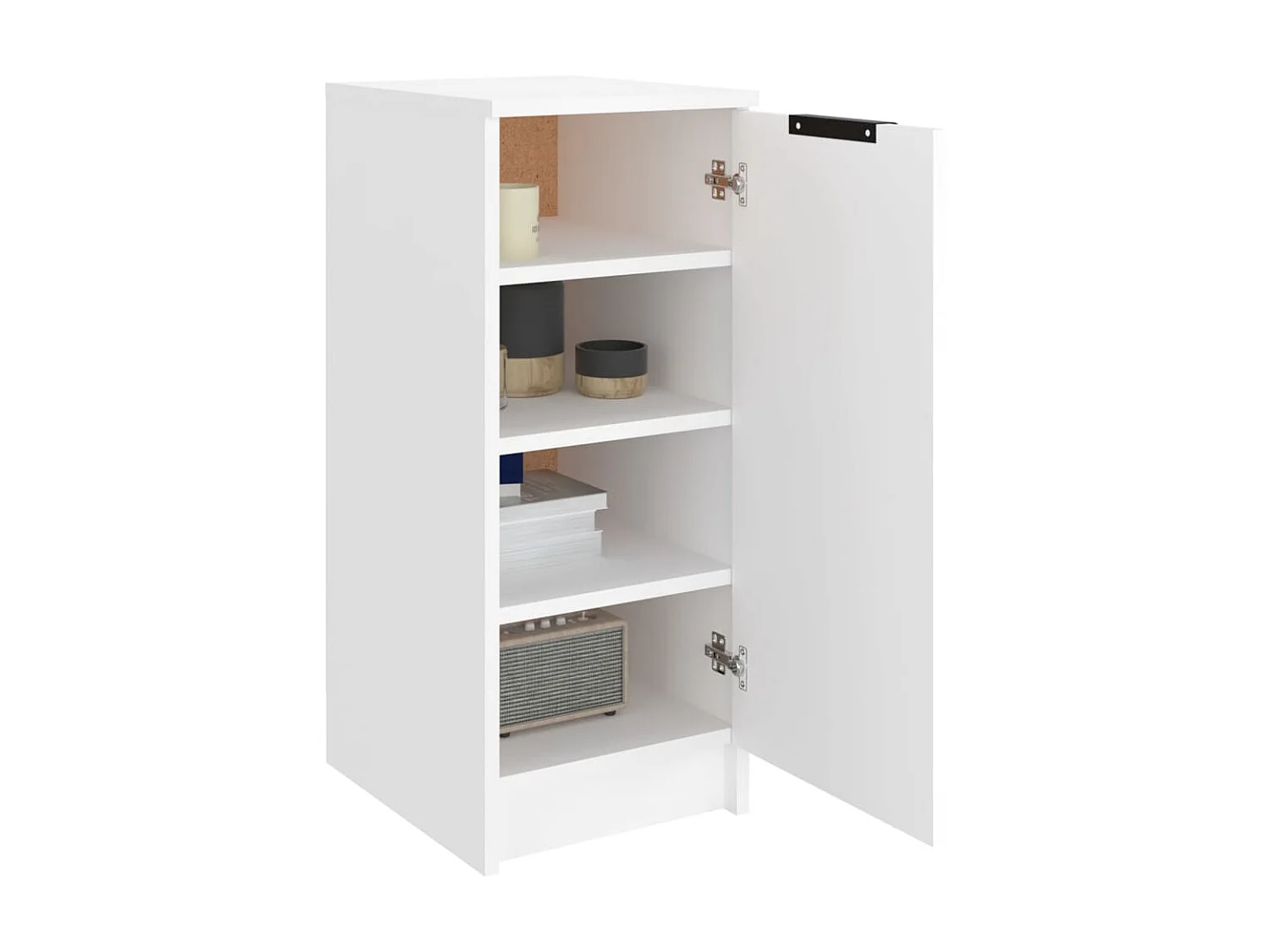 Armoire à chaussures Blanc 30x35x70 Bois d'ingénierie