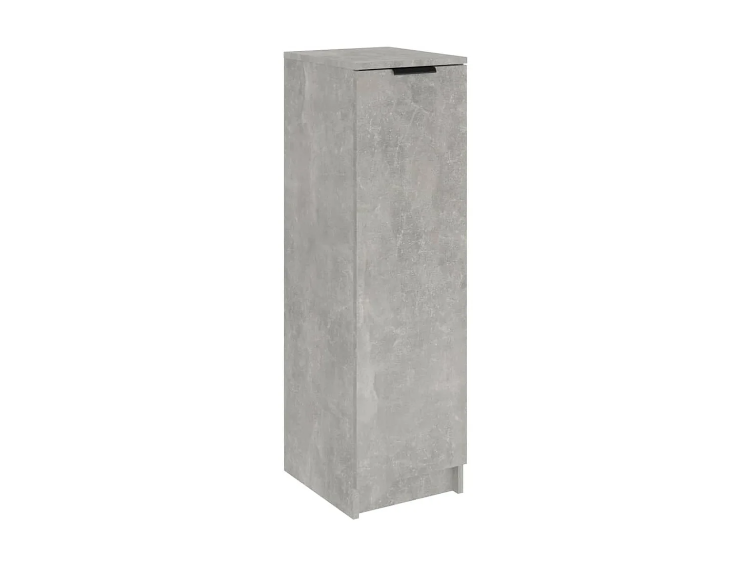 Armoire à chaussures Gris béton 30x35x100 Bois d'ingénierie