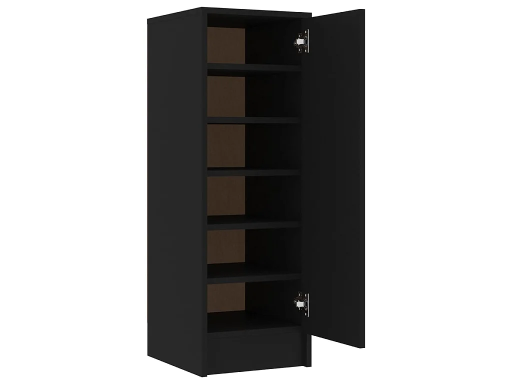 Armoire à chaussures Noir 32x35x92