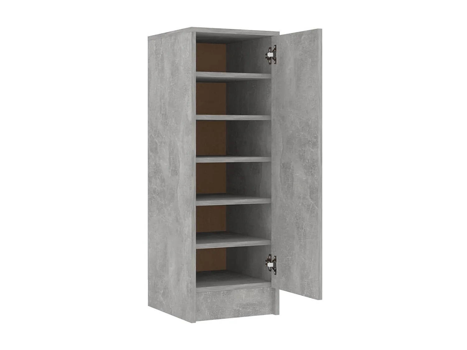 Armoire à chaussures Gris béton 32x35x92