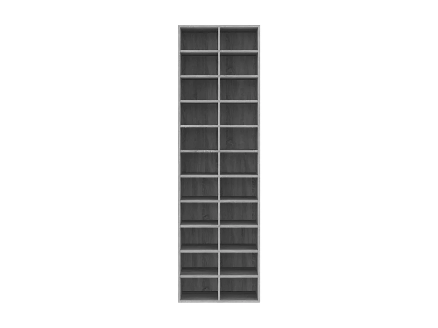 Armoire à chaussures Gris béton 54x34x183