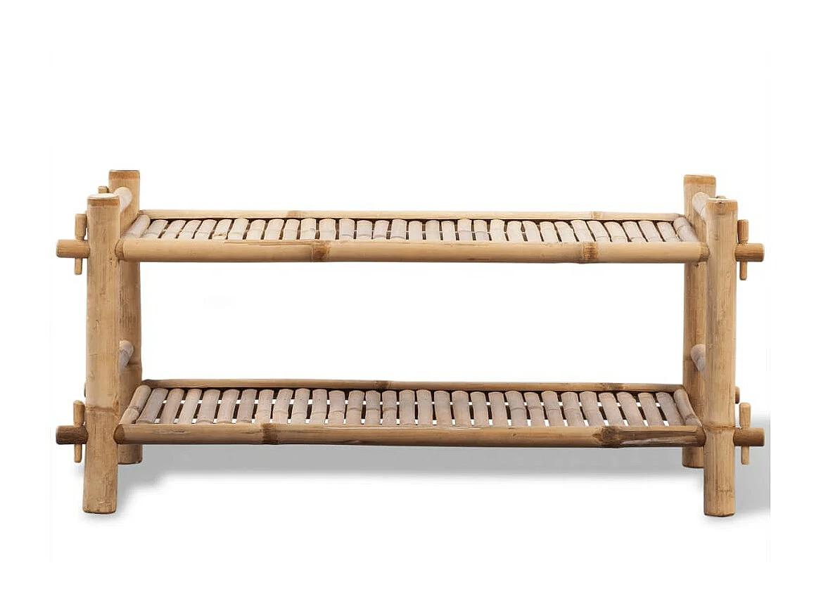 Schoenenrek bamboe twee lagen