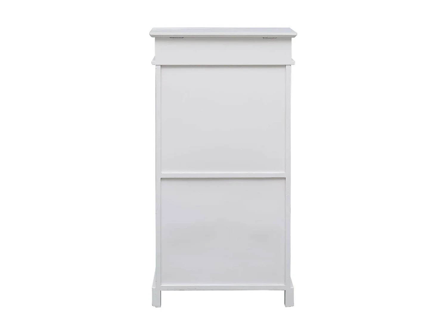 Armoire à chaussures Blanc 50 x 28x98 Bois de Paulownia 2