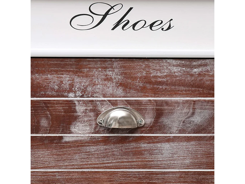 Armoire à chaussures Marron 50 x 28x98 Bois de Paulownia