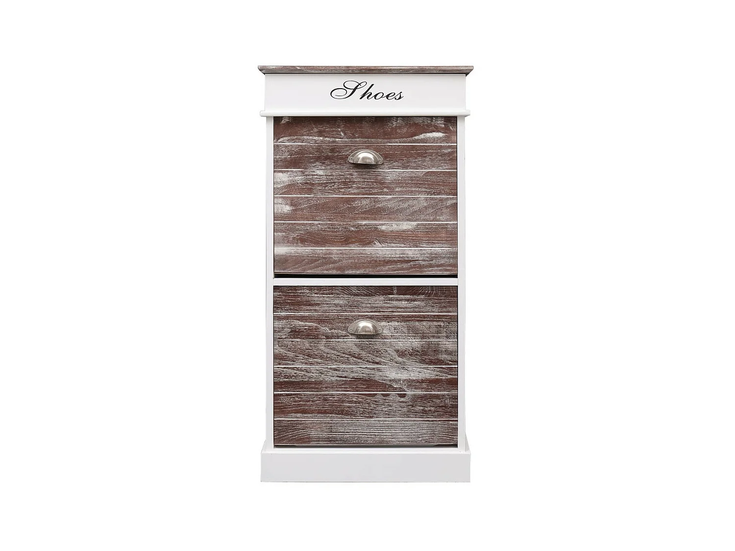 Armoire à chaussures Marron 50 x 28x98 Bois de Paulownia