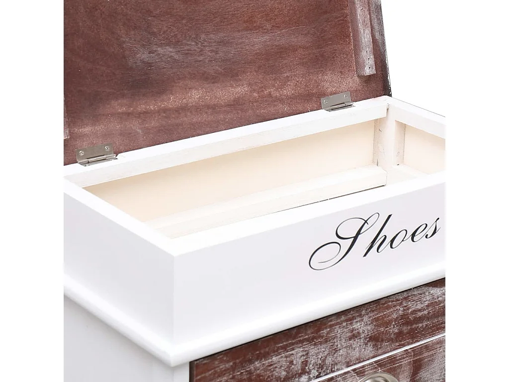 Armoire à chaussures Marron 50 x 28x98 Bois de Paulownia