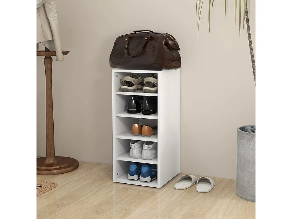 Armoire à chaussures Blanc 31,5x35x70