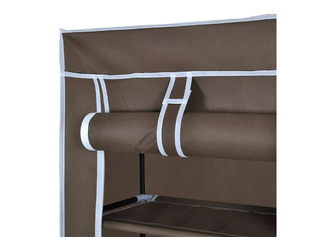 Porte-chaussures étagères 162 x 57x29 Brun